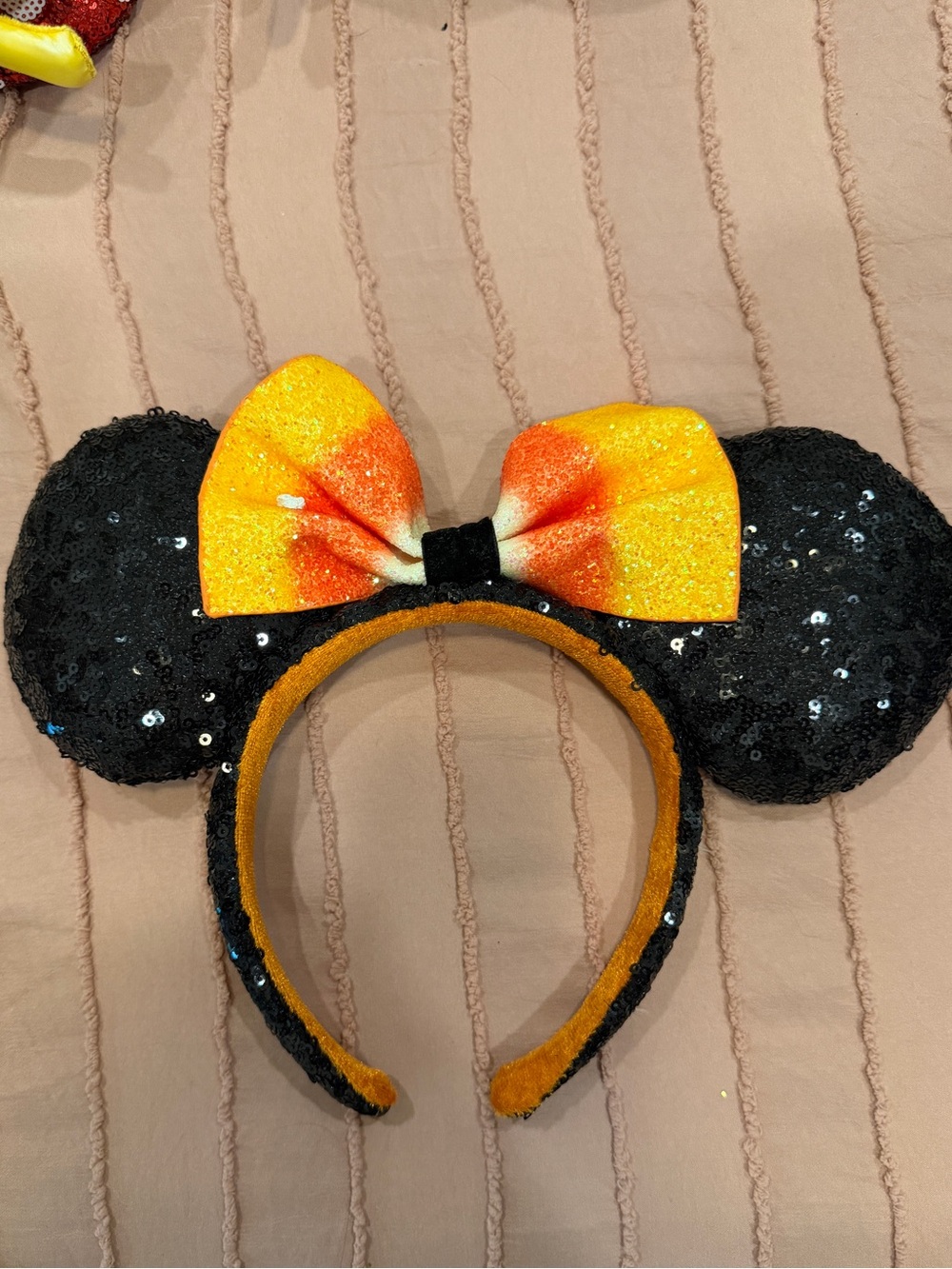 Candy Corn Minnie Ears Headband